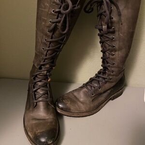 Frye Melissa lace up boots